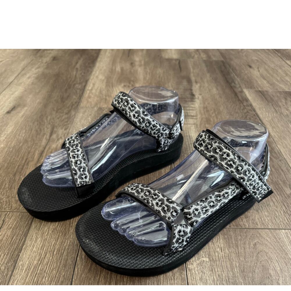 Teva Black and Gray Women's Sandals